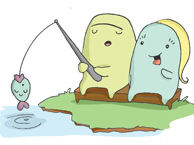 Fishing illustrations