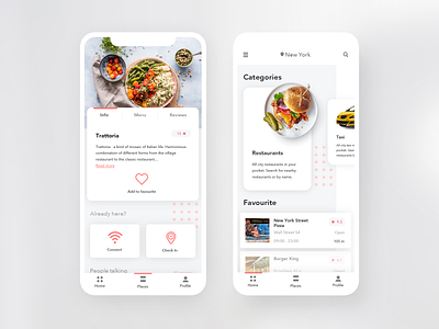 Restaurants & lifetime App design iphone iphone x mobile mobile app mobile design ui ui design user interface