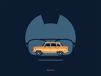Taxi Driver dkng dkng studios driver film illustration minimal movie taxi taxi driver
