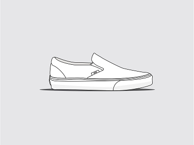 Vans Dribbble animation design flat icon illustration shoes vans vector