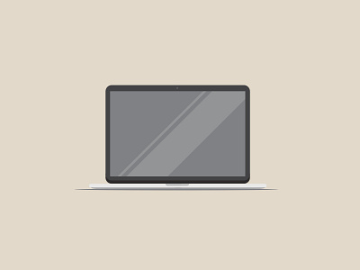 Macbook apple. macbook computer design flat graphic design icon illustration logo logo design screen vector