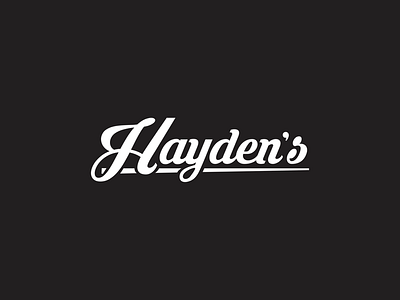Hayden’s Bike Shop bike design graphic design logo logo design shop type vector