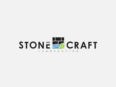 Stone Craft Landscaping. design graphic design illustration logo logo design vector