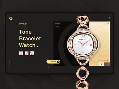 Women Accessories Website Design accessories brand concept web page design graphic design home page jewelry shopping shop shopping ui watch web web design women accessories 用户界面