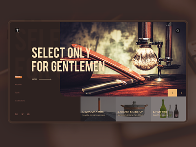 The Gentleman's Boutique Website Design
