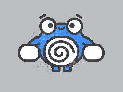 Poliswirls cute graphics logo pokemon vector