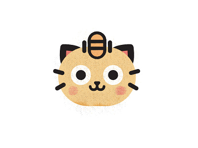 Meowth animals cat design graphic illustration logo pokemon