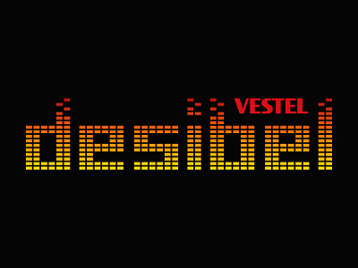 Vestel Desibel Logo graphic design logo design