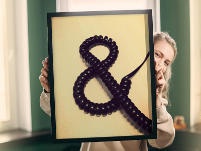 Ampersand Typography Poster