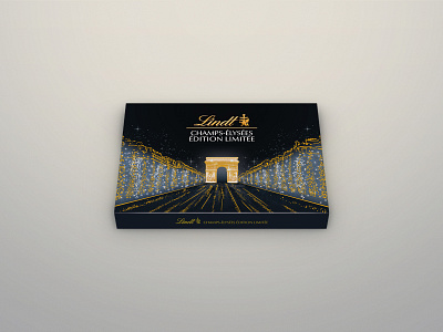 Lindt Champs-Élysées Limited Edition Chocolate Package Design