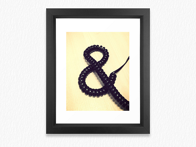 Ampersand Typography Poster