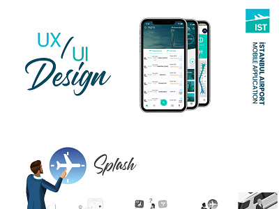 İstanbul Airport Mobile App Behance Presentation