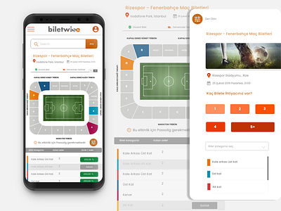 E-commerce Webview UI 2019trends advice branding design football logo sports design symbol ticket app ui ui design vector web design webview