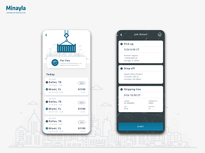 Logistic App UI Design