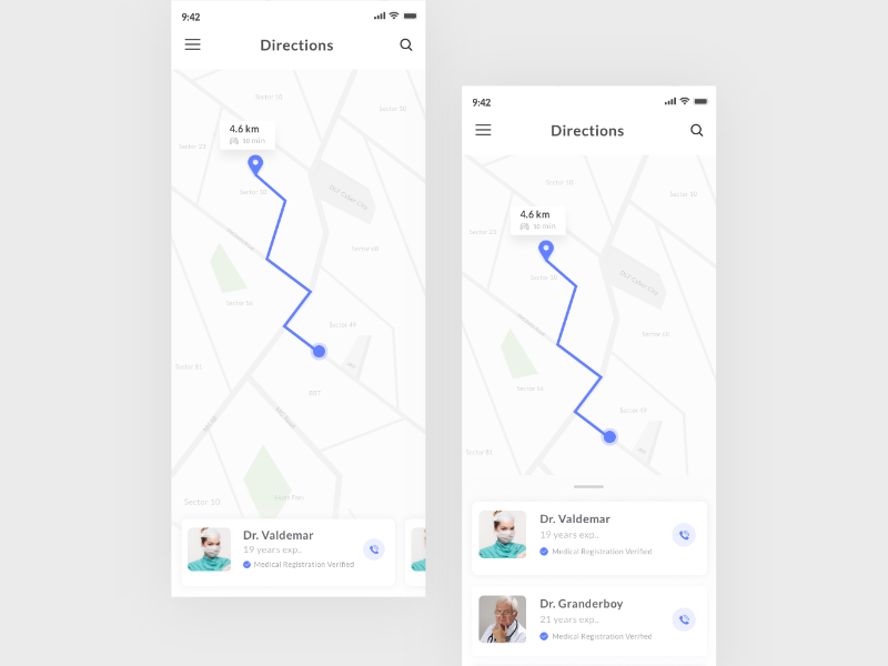 Browse thousands of Directions UI images for design inspiration | Dribbble