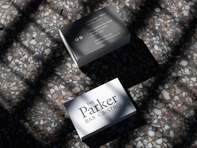 The Parker Bar + Bistro: Logo and Business Cards