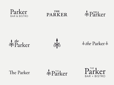 The Parker Bar + Bistro: Logo Exploration