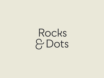 Rocks & Dots: Alt Logo Concept artist branding design graphic design illustrator logo logo design mandala vector