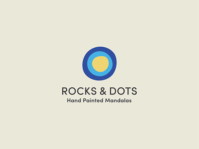 Rocks & Dots: Final Logo artist branding design graphic design icon illustrator logo logo design mandala vector