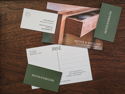 Petite & English: Brand Identity / Print Materials