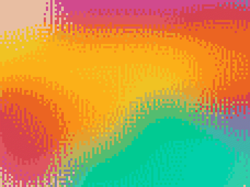 Dither animation bitmap dither gradient pixel art