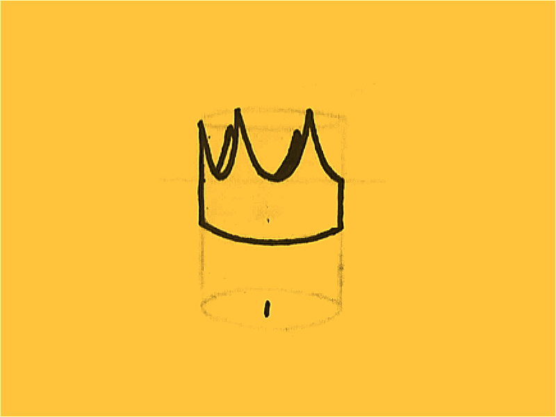 Hand-Drawn Animation animation crown drawing