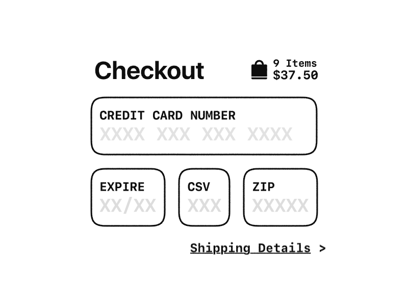 Credit Card 002 dailyui