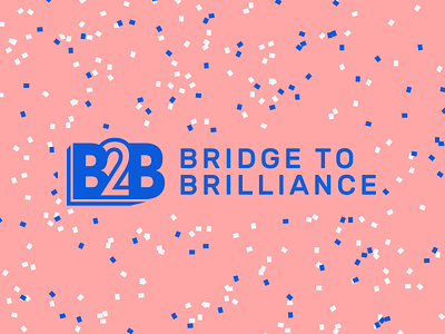 Bridge to Brilliance Logo bridge to brilliance confetti education nonprofit