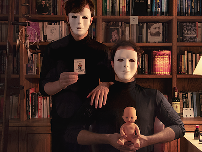 TMP baby books card eyes wide shut photography