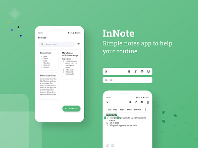 InNote - Notes App