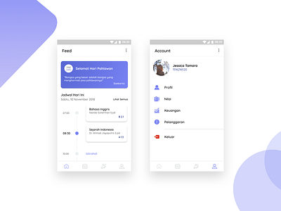 School App UI Design