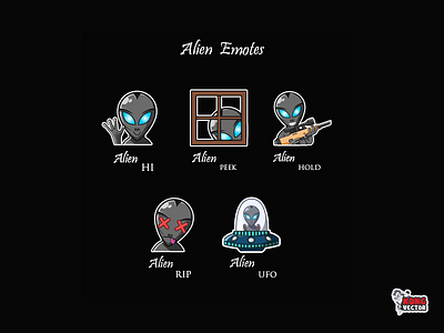 Alien Twitch Emotes