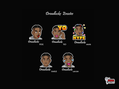 Dreadlocks Twitch Emotes