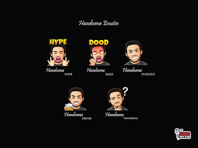 Handome Twitch Emotes