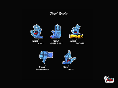 Hand Twitch Emotes boomer cartoon creative idea customemote design designs emoji emote emoteart emotes fun funny graphicforstream hand quiet shh scary streamers subbadges twitch twitchemote twitchemotes