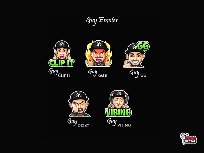 Guy Twitch Emotes character customemote design design system dizzy emoji emote emoteart emotes gg graphicforstream guy lol streamers twitch twitchemote twitchemotes vibing