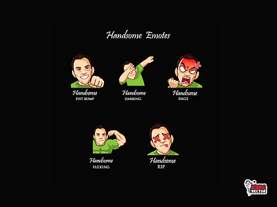 handsome Twitch Emote