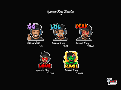 Gamer Boy Twitch Emotes
