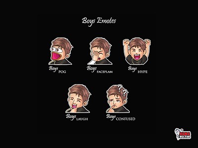 Boys Twitch Emotes creative idea customemote cute design designer emoji emote emoteart emotes faceplam happy look logo pog streamers streamers graphicforstream twitch twitchemote twitchemotes