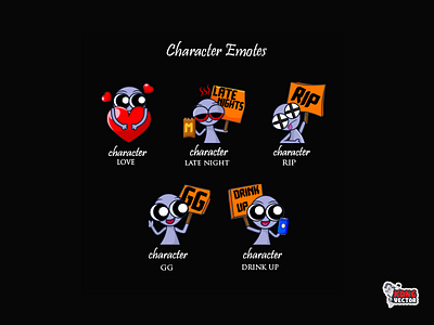 Character Twitch Emotes customemote customemote emoj design emoteart emoji emotes graphicforstream illustration late night logo love rip gg rip gg streamers graphicforstream twitch twitch alert twitch emote twitchemote twitchemotes