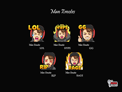 Man Twitch Emotes creativity customemote customemotes design designer emoji emote emoteart emotes gg graphicforstream hype lol rage rip sticker streamers twitchemote twitchemotes twitchstreamers