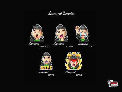 Samurai Twitch Emotes