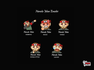 Naruto Man Twitch Emotes customemote dabbing daily fun design designs emoji emoji set emote emotes fun funny graphicforstream illustration logo ninja style rage smile streamers twitch twitchemote twitchemotes