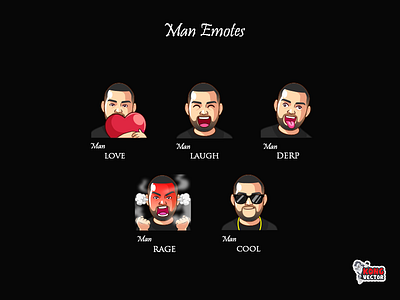 Man Twitch Emotes cool creativity customemote customemotes derp design designer emoji emote emoteart emotes graphicforstream laugh love rage sticker streamers twitchemote twitchemotes twitchstreamers