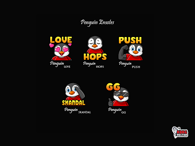 Penguin Twitch Emotes