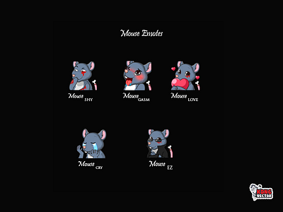 Mouse Twitch Emotes