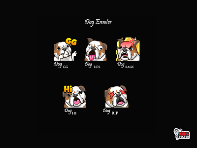 Dog twitch Emotes cartoon character creative idea customemote daily fun design emoji emote emoteart emotes gg graphicforstream hi lol rip streamers twitch twitchemote twitchemotes