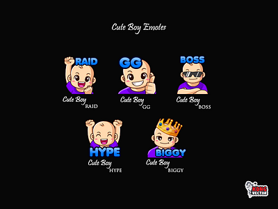 Cute Boy Twitch Emotes