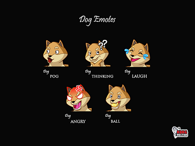 Dog Twitch Emotes