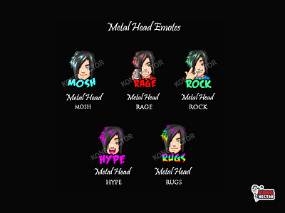 Metal Head Twitch Emotes cartoon customemote customemotes emoji emote emoteart emotes graphicforstream hype metal mosh rage rock rugs sticker streamers twitch twitchemote twitchemotes twitchstreamers